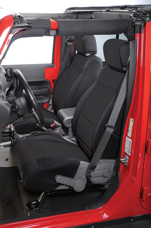 Rugged Ridge Custom Fit Neoprene Front Seat Covers for 07-10 Jeep Wrangler JK