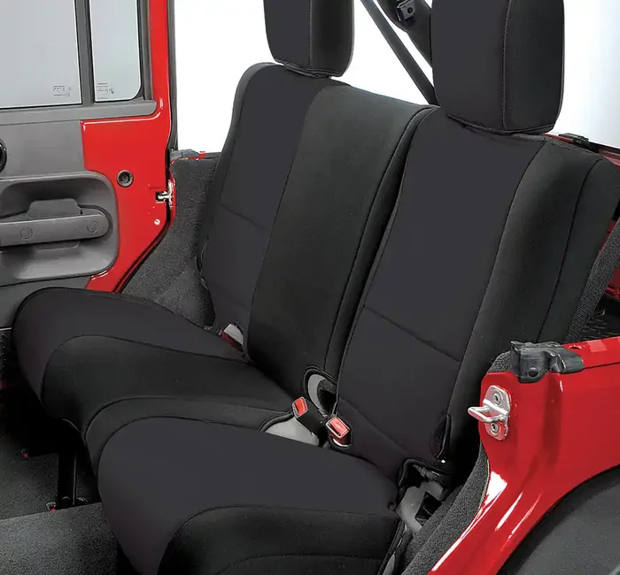 Rugged Ridge Custom Fit Neoprene Rear Seat Covers for 07-18 Jeep Wrangler JK 2 Door