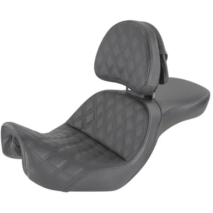 Saddlemen 2006-2017 FXD, FXDWG, FLD Dyna Explorer LS Seat with Driver‘s Backrest Motorcycle Accessories