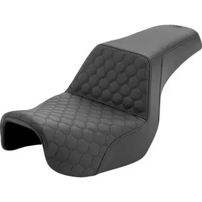 Saddlemen 2006-2017 Harley-Davidson Street Bob FXDB Step-Up Seat – Honeycomb – Dyna ‘06-‘17