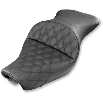 Saddlemen 2007 Harley-Davidson Sportster 1200 XL 50 Explorer Seat – Lattice Stitched – 4.5 Gallon Tanks – XL ‘04-‘20