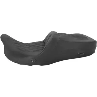 Saddlemen 2008 Harley-Davidson Screamin‘ Eagle Electra Glide Ultra Classic FLHTCUSE3 Roadsofa Seat – without Backrest – Full Lattice Stitch – Heated – FLH/FLT ‘08-‘24