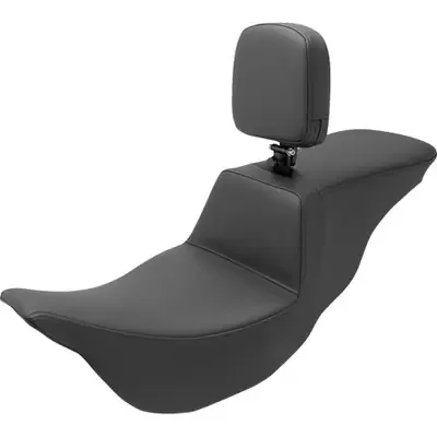 Saddlemen 2008 Harley-Davidson Screamin‘ Eagle Electra Glide Ultra Classic FLHTCUSE3 Tour Step-Up Seat Black Plain