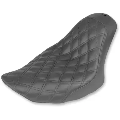 Saddlemen 2010-2016 Harley-Davidson Fat Boy Lo FLSTFB Renegade Lattice Stitch Solo Seat Black