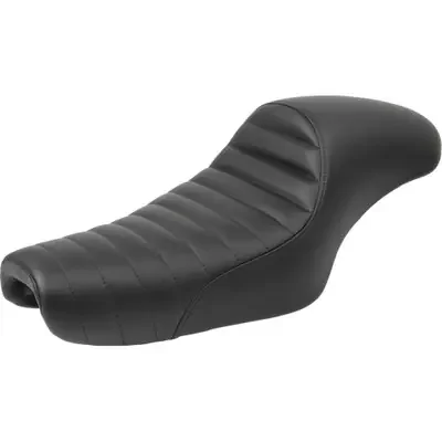Saddlemen 2010-2020 Harley-Davidson Forty-Eight XLX Americano 2-Up Cafe Seat Black Pleated