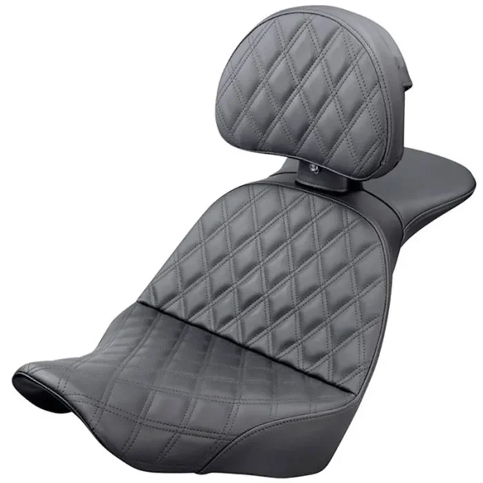 Saddlemen 2018-2025 Low Rider FXLR/FXLRS/FXLRST, Sport Glide FLSB Explorer LS Seat with Driver‘s Backrest Motorcycle Accessories
