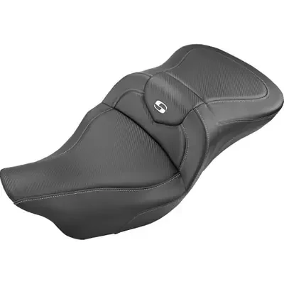 Saddlemen 2023-2024 Harley-Davidson Road Glide Limited FLTRK Roadsofa Seat – Carbon Fiber – without Backrest – Black – FL ‘09-‘24