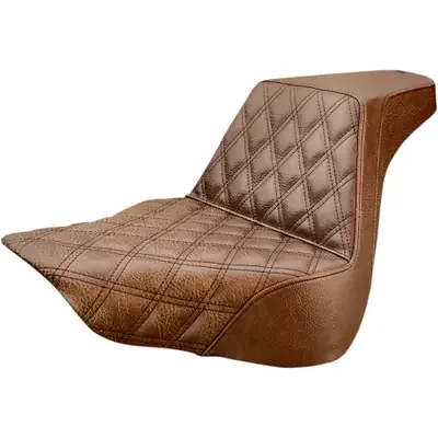 Saddlemen 2023-2024 Harley-Davidson Softail Breakout FXBR Step-Up Seat – Front Lattice Stitch – Brown – FL/FX ‘18-‘24