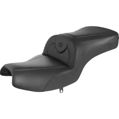 Saddlemen 2023-2024 Indian Challenger Elite RoadSofa Seat – without Backrest – Black w/ Black Stitching – Challenger/Pursuit ‘20-‘24