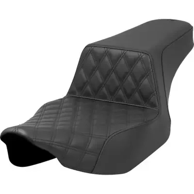 Saddlemen 2024 Harley-Davidson Street Glide EFI FLHX Step-Up Seat – Front Lattice Stitch – Black – Extended Reach – FL ‘23-‘24
