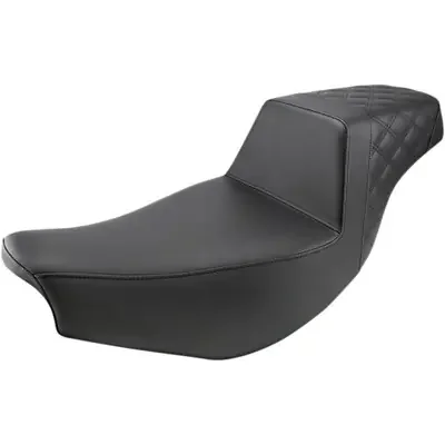 Saddlemen 2024 Indian Chieftain Dark Horse Step-Up Seat Black Front Smooth