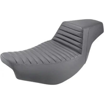 Saddlemen 2024 Indian Roadmaster Elite Step-Up Seat Black Front Tuck-n-Roll / Rear Smooth
