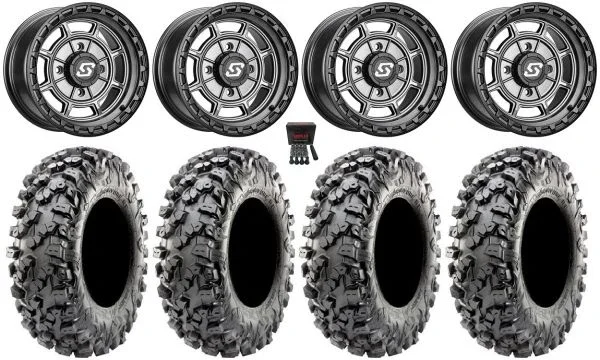 Sedona Rift 15×7 Wheels Grey 32″ Carnivore R/T Tires Polaris RZR XP 1000 / PRO XP / Ranger XP 900/1000