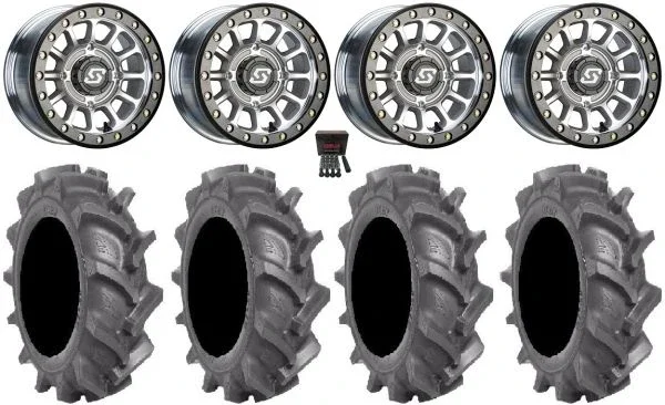 Sedona Sano Beadlock 14″ Wheels Cast 30″ BKT AT 171 Tires Polaris RZR XP 1000 / PRO XP / Ranger XP 900/1000