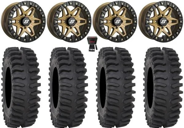 Sedona Split 6 Bdlk 14″ Br Wheels 28″ XT400 Tires Polaris RZR XP 1000 / PRO XP / Ranger XP 900/1000
