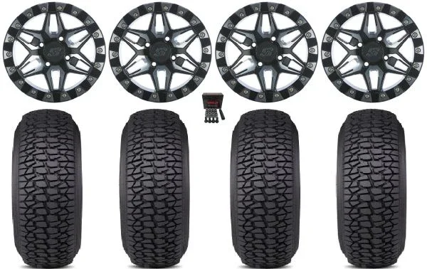 Sedona Split 6 Bdlk 14″ Wheels Mh 30″ Regulator 2 Tires Polaris Sportsman / RZR / Ranger
