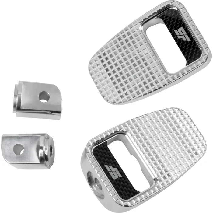 SLYFOX 1620-2534 SF-904-02-2 Footpegs – Silver Polished – Rear