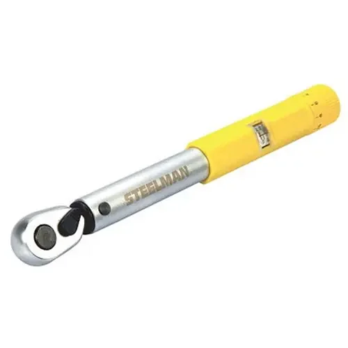 Steelman 1/4″ Micro Adjustable Torque Wrench, 30-150 in-lb – 96249
