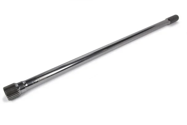Strange Oval Gun Drilled 31 Spline Axle Shaft – 29.5 in Long – 24 Spline Drive Flange – 1.115 in OD