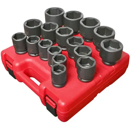 Sunex Tools 17 Pc. 3/4″ Drive Heavy Duty SAE Set – 4683