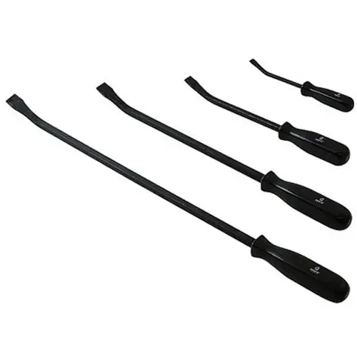 Sunex Tools 4 Pc. Professional Pry Bar Set with Ergonomic Handles – 9704