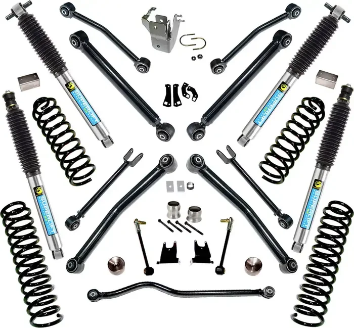 Superlift K997B 4″ Lift Kit with Bilstein Shocks & Reflex Control Arms for 07-18 Jeep Wrangler Unlimited JK 4 Door