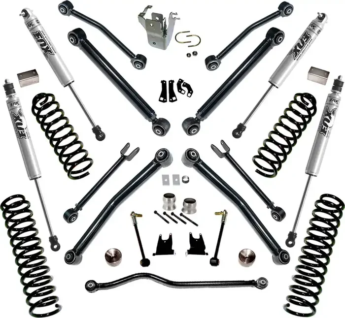 Superlift K997F 4″ Lift Kit with Fox Shocks & Reflex Control Arms for 07-18 Jeep Wrangler Unlimited JK 4 Door