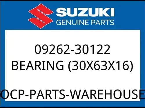 Suzuki OEM Part 09262-30122 BEARING, CRANKSHAFT