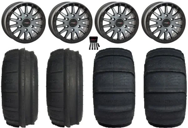System 3 SB-8 15″Wheels Gy +68mm/+0mm 32″Sand Stripper TT/XLHP Tires MaverickR