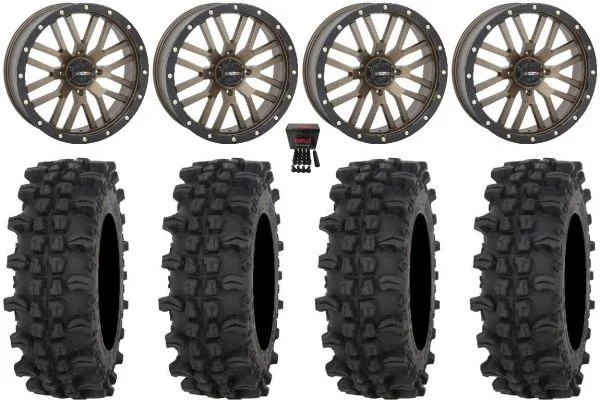 System 3 ST-3 Bronze 20″ Wheels 33″ ACP Tires Polaris Sportsman / RZR / Ranger