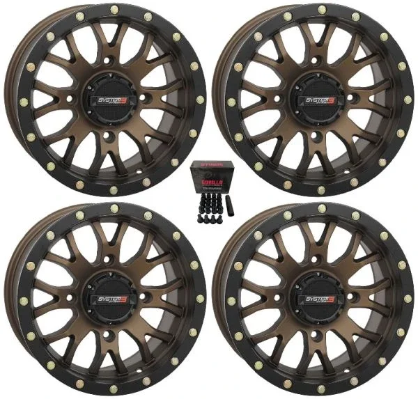 System 3 ST-3 Bronze ATV Wheels 14″ Can-Am Commander Maverick Renegade Outlander Defender