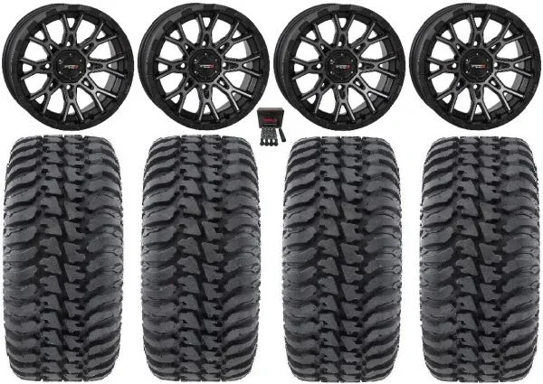 System 3 ST-6 14″ Wheels Dark Tint 28″ Regulator Tires Polaris RZR XP 1000 / PRO XP / Ranger XP 900/1000