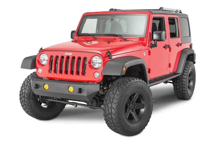 Teraflex 4653120 Front Explorer Bumper for 07-18 Jeep Wrangler JK