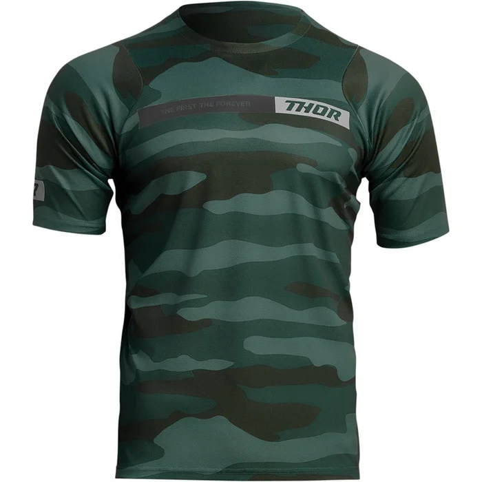 Thor Assist Jersey – Short-Sleeve – Camo Green – 2XL 5020-0024