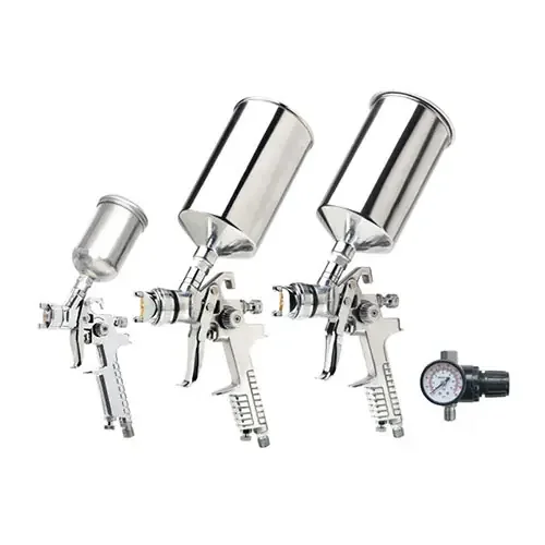 Titan Tools HVLP Triple Set-Up 4-pc. Spray Gun Kit – 19220