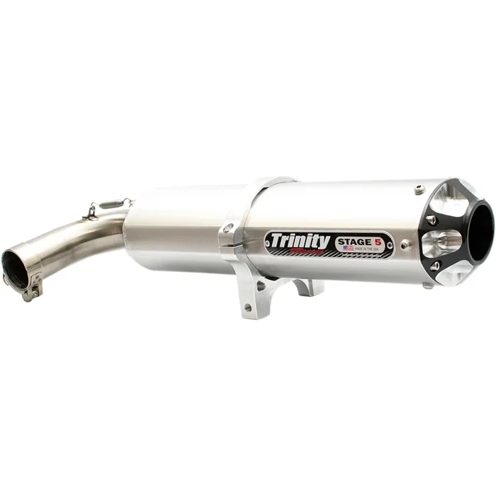 TRINITY RACING 1831-0685 TR-4158S 5 Stage Slip-On Muffler Stage 5 Slip-On Muffler – Aluminum