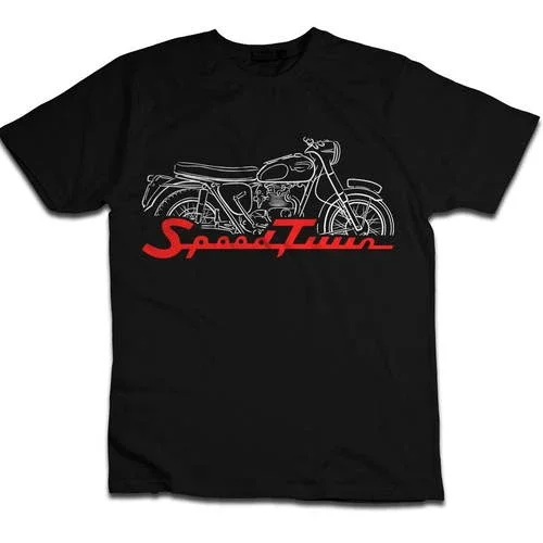 Triumph Speed Twin 5TA 1966 T-Shirt, Motorcycle Tee for Riders