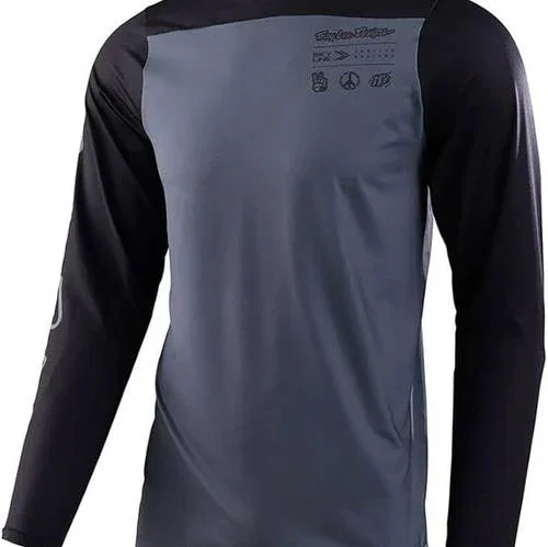 Troy Lee Designs Skyline Long Sleeve Jersey Mono Charcoal XX-Large XXL 2XL