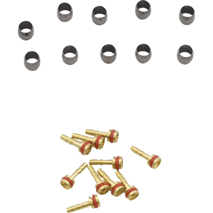 TRP CYCLING COMPONENTS 1742-0707 AB0T000883 Hydraulic Hose Olive and Barb Kit 10 pack