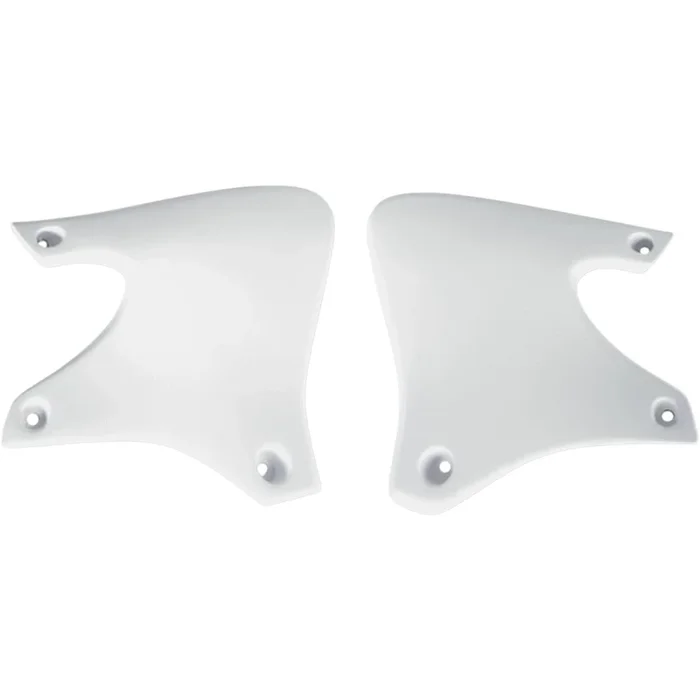 UFO Plastics Radiator Shrouds – YZ400F ’98-00 – White [MPN: YA03810046]