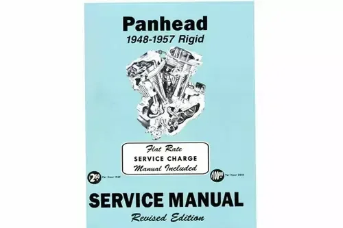 V-Twin Factory Service Manual for Panhead and Rigid 48-0307