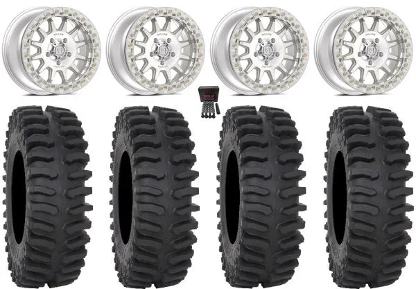 Valor V09 Beadlock 15″ Wheels Machined 32″ XT400 Tires CFMoto UForce U10 Pro / U10 XL Pro / ZForce Z10 / Z10-4