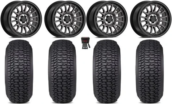 Valor V14 15″ Wheels Dark Tint 30″ Regulator 2 Tires Can-Am Maverick X3 / Honda Pioneer 1000 / Talon