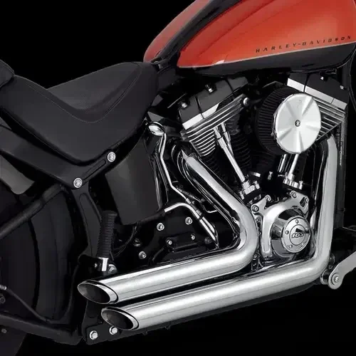 Vance & Hines Fits 12-17 Harley Davidson Softail Shortshots Staggered PCX