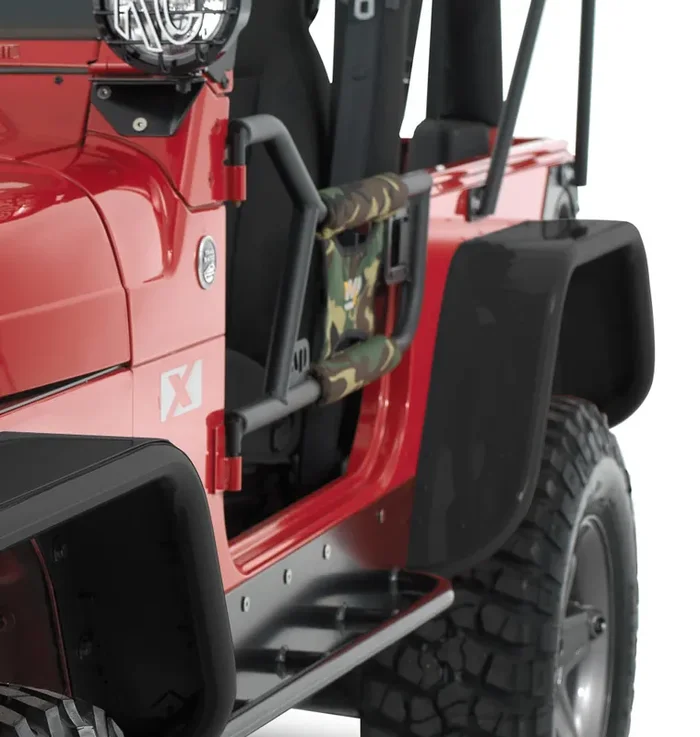 Warrior Products 4″ Wide Rear Tube Flares for 97-06 Jeep Wrangler TJ & Unlimited
