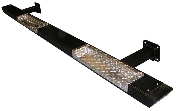 Warrior Products 7452 Rock Barz with Black Aluminum Step for 72-75 Jeep CJ-5