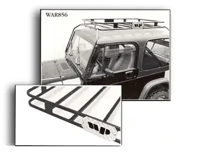 Warrior Products 857 Safari Roof Rack for 55-75 Jeep CJ-5