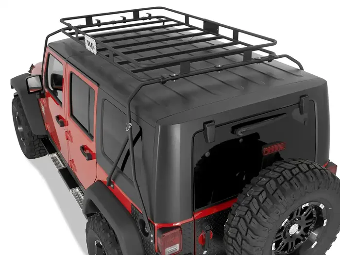 Warrior Products 881 Safari Sport Basket for 07-18 Jeep Wrangler Unlimited JK 4 Door with Watercraft Rack
