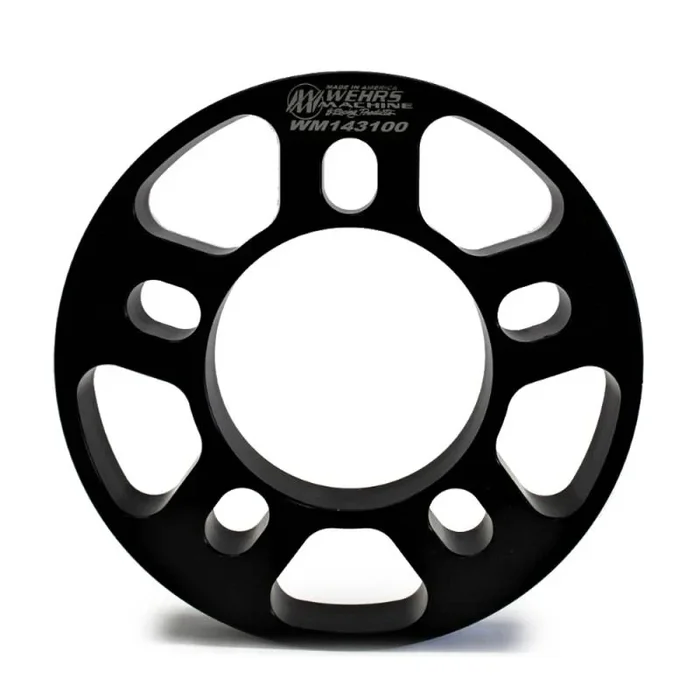 Wehrs Machine Wheel Spacer – 1 ” Thick – Aluminum – Black