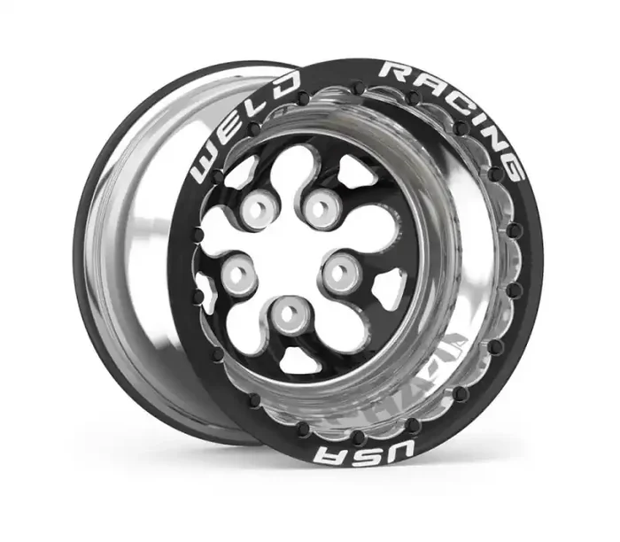 Weld Alpha-1 15×16 / 5×4.5 BP / 5in. BS Black Wheel – Black Double Beadlock 83B-516210CB